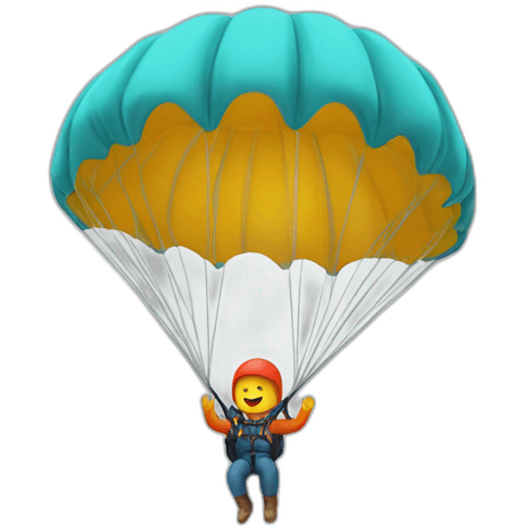 Saut en parachute  emoji