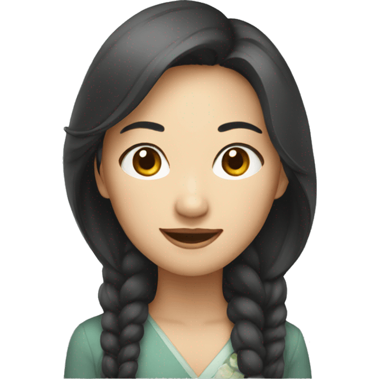 asian lady emoji