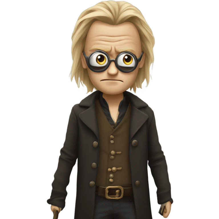 Mad-Eye Moody with a left glass eye emoji