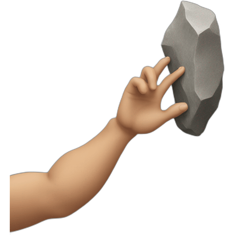 three finger drag climbing hold emoji