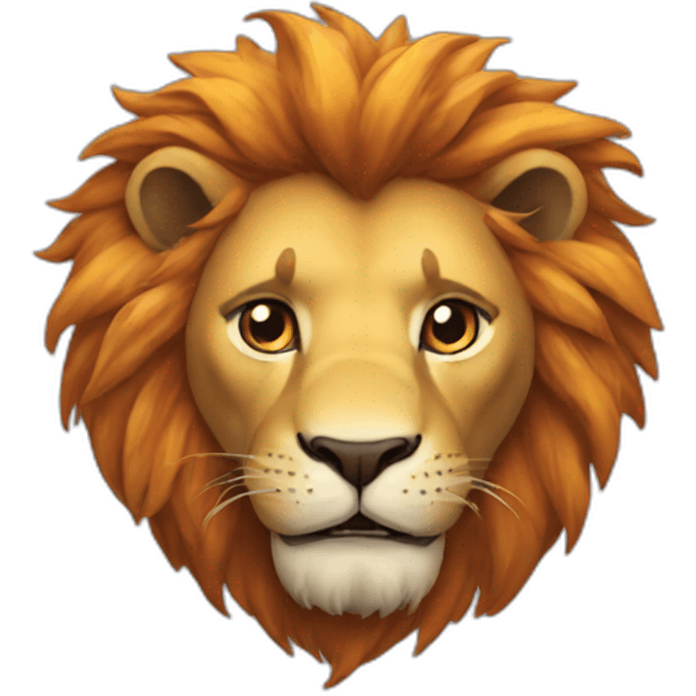 Lion-de feu emoji