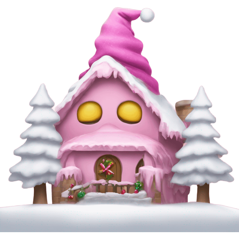 pink christmas emoji