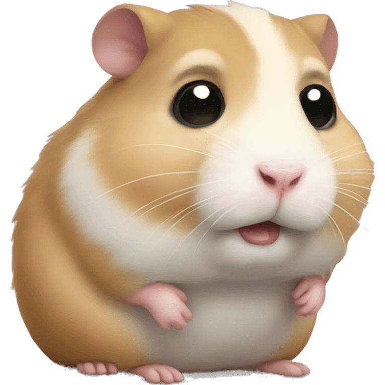 Sad hamster emoji