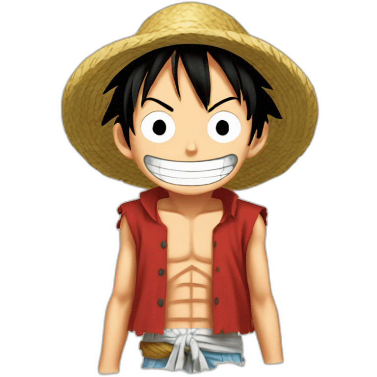 luffy one piece emoji