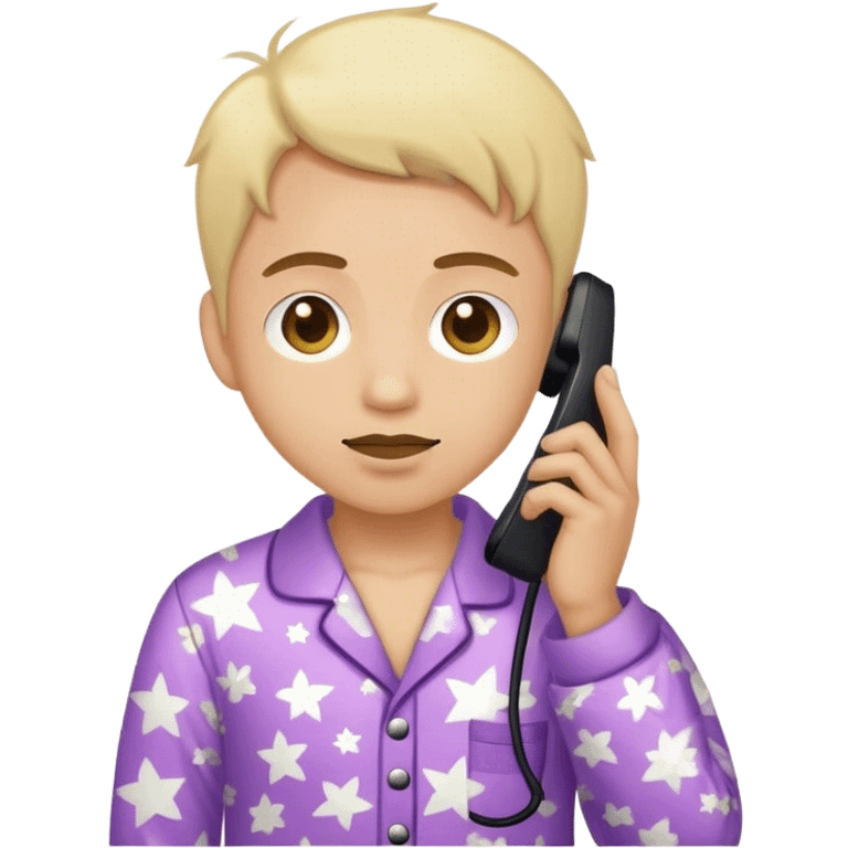 You promised to go to bed earlier, but you 're on the phone. emoji