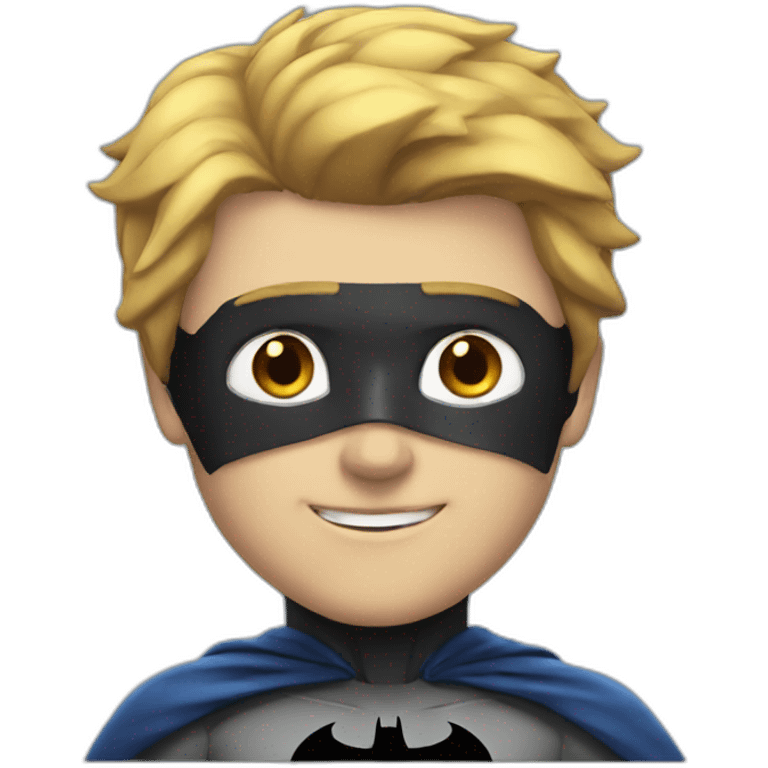 Batman for blue emoji