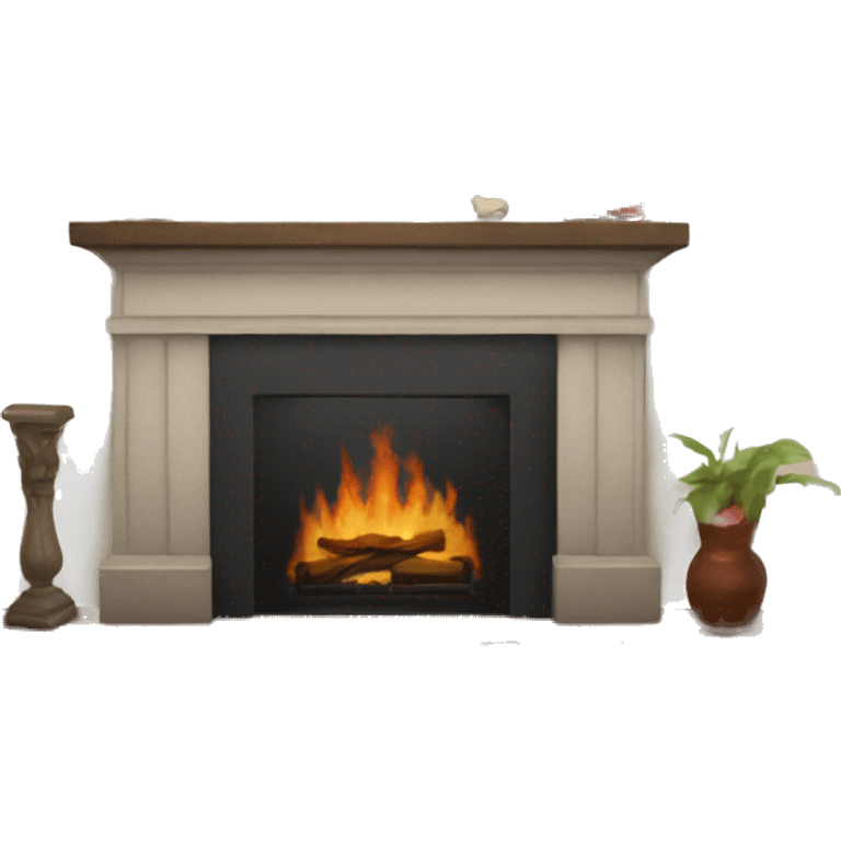 fireplace mantle emoji