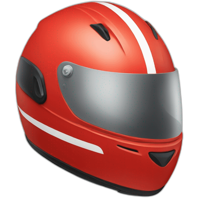 Red Racing Helmet emoji