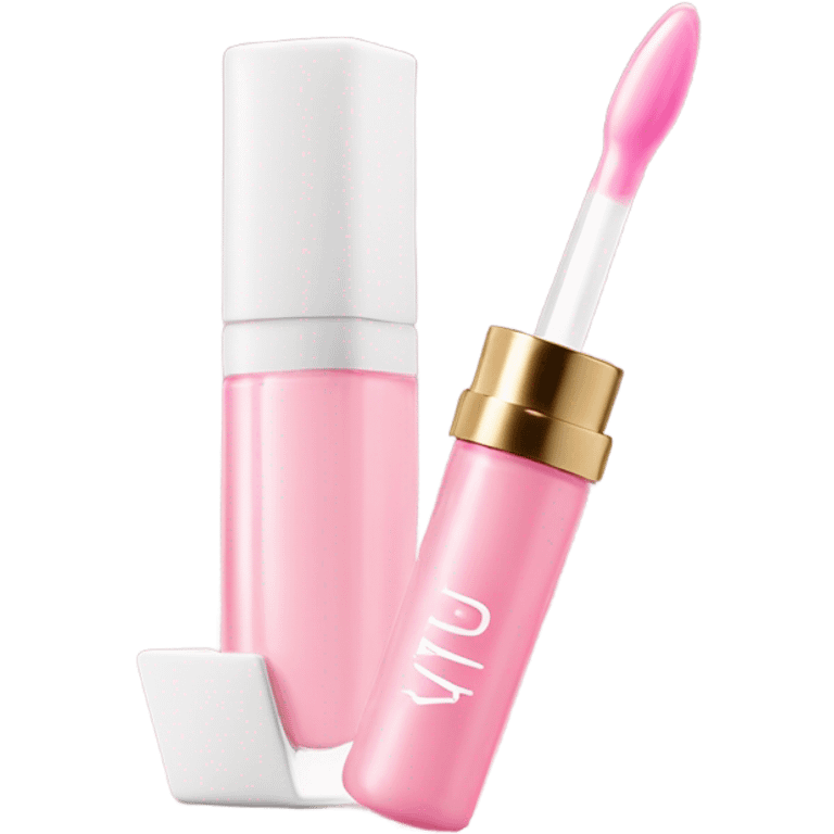 Light pink lip oil emoji