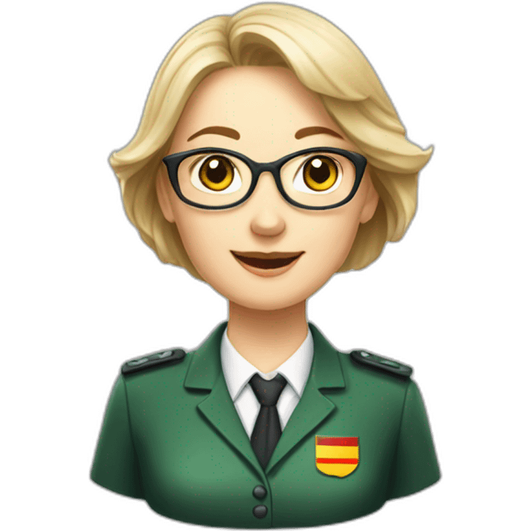 female german school head of admin in vietnam emoji