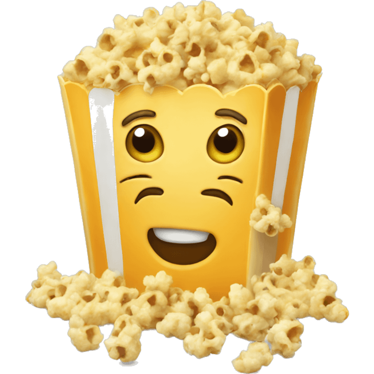 Cheese popcorn  emoji