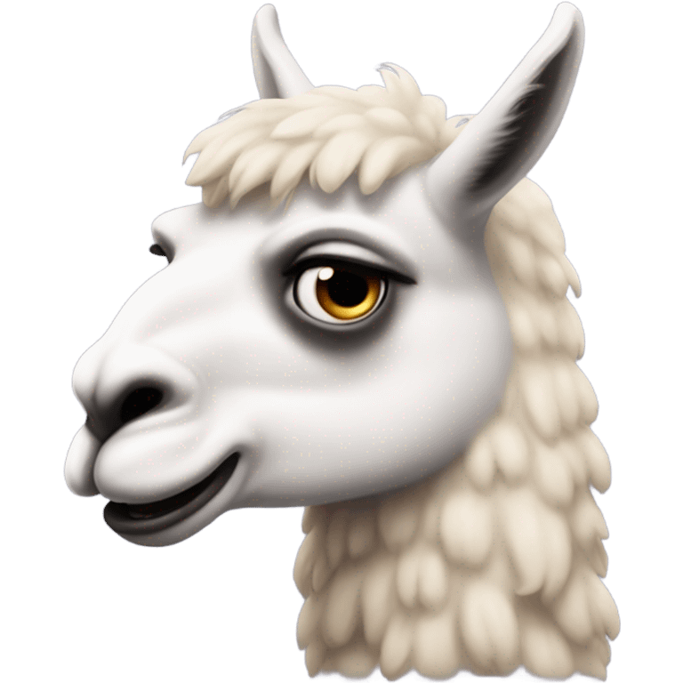 upset lama emoji