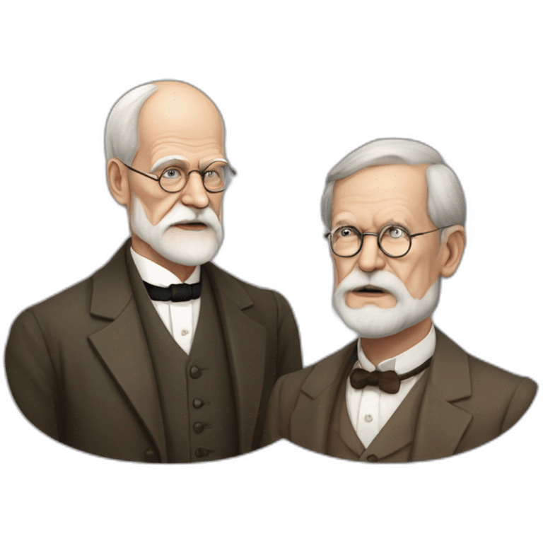 sigmund freud and karl jung emoji