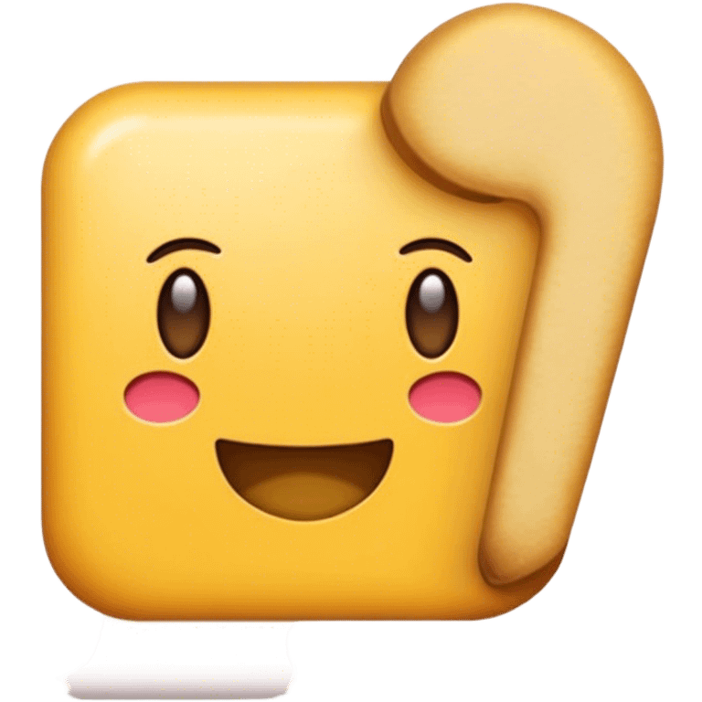 Hnedá border kolia s loptou v hube emoji