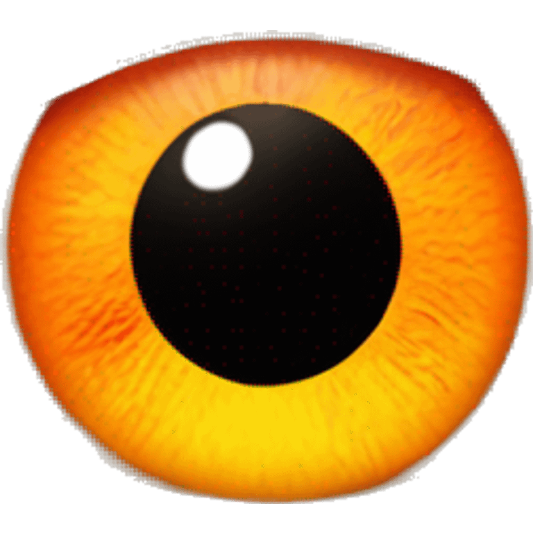 Eye of Sauron with glowing orange iris, set in a dark tower of Mordopr emoji