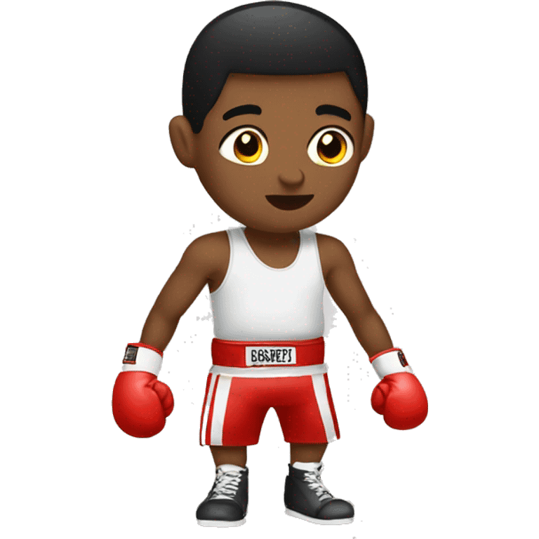 Boxing boy emoji