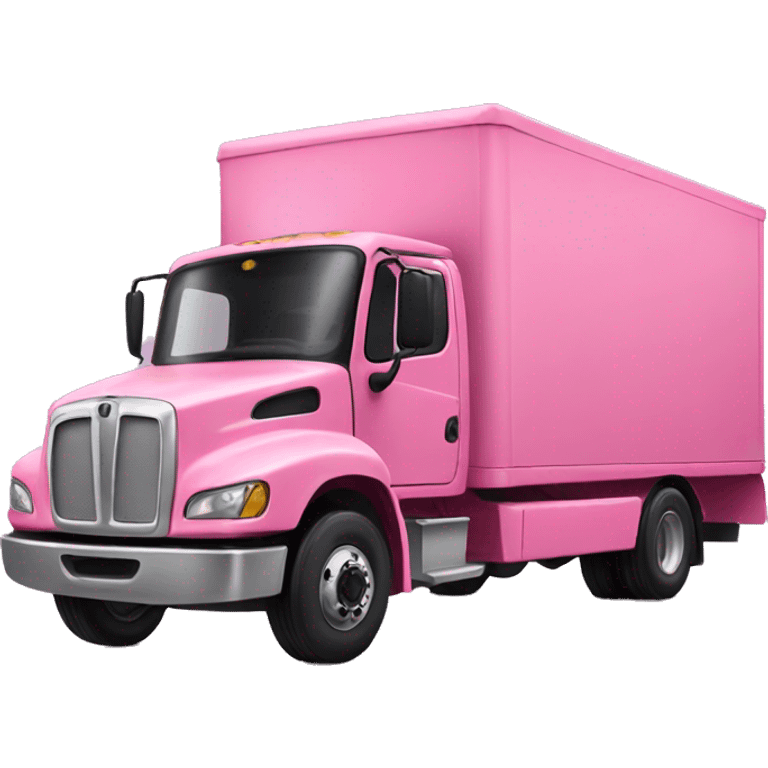 Pink Amazon truck emoji