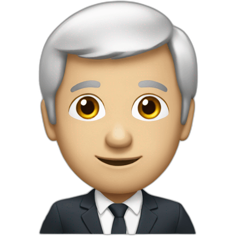 chat sur macron emoji