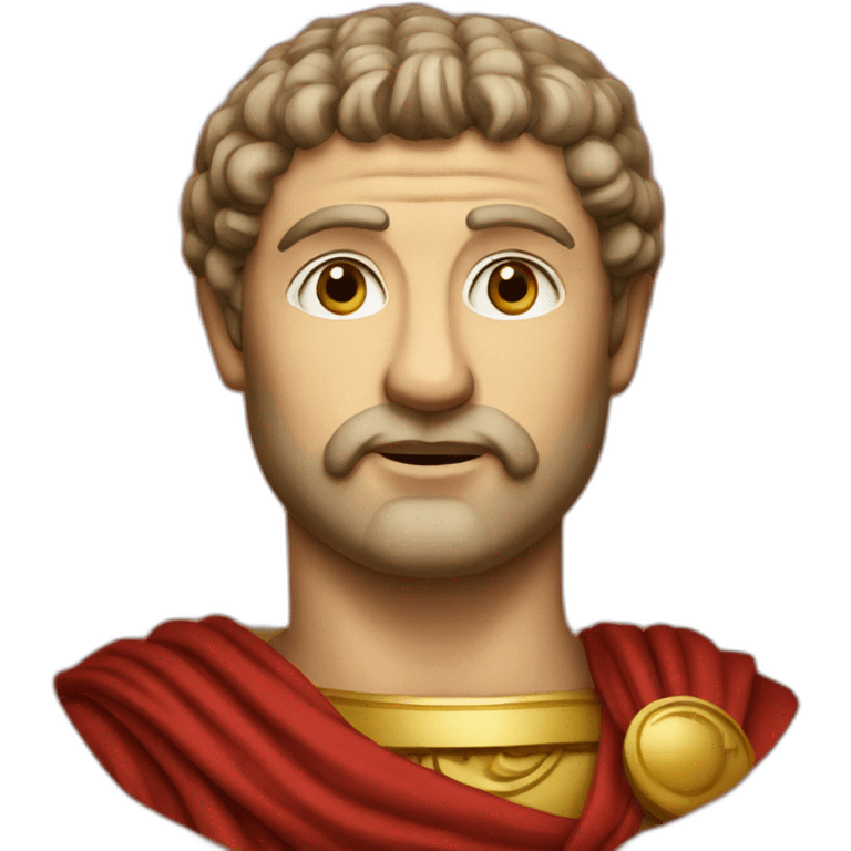 roman emperor in red clothing emoji