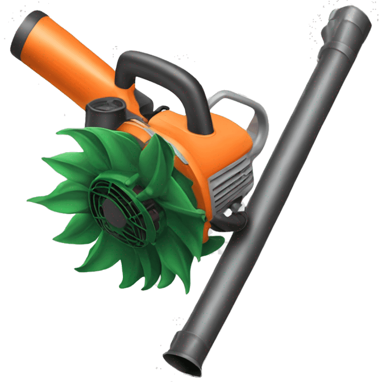 leaf blower emoji