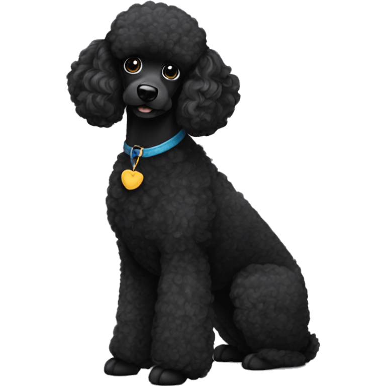 black poodle emoji