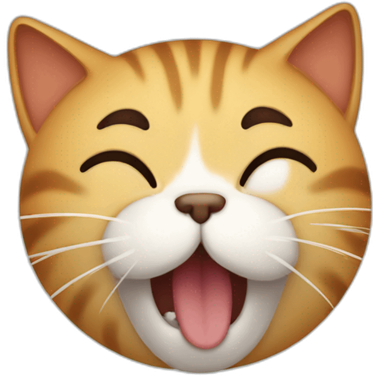 Cat sneezing  emoji