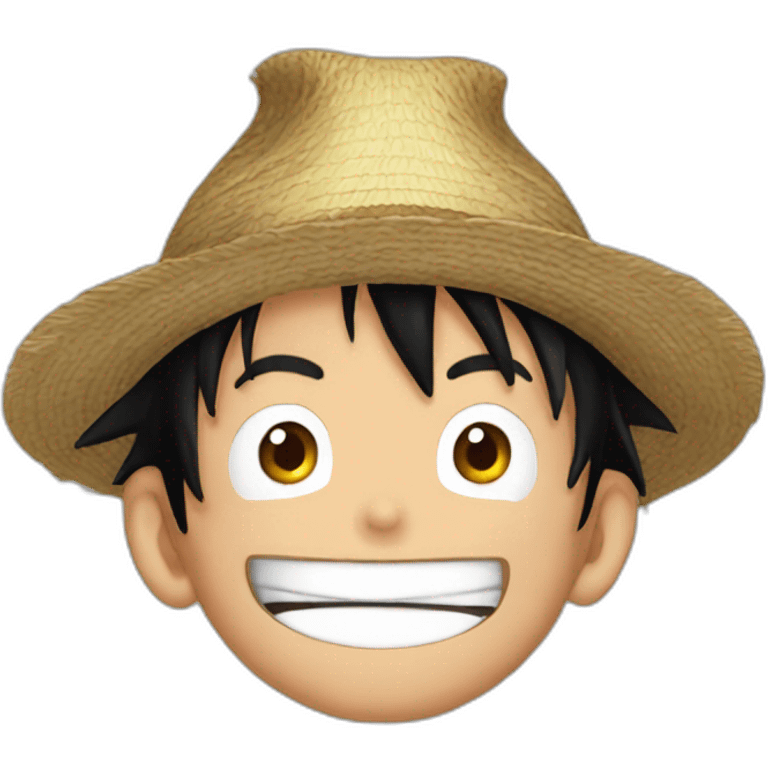 Monkey.d.luffy fait coucou de la main emoji