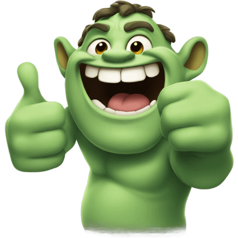 Shrek thumbs up emoji