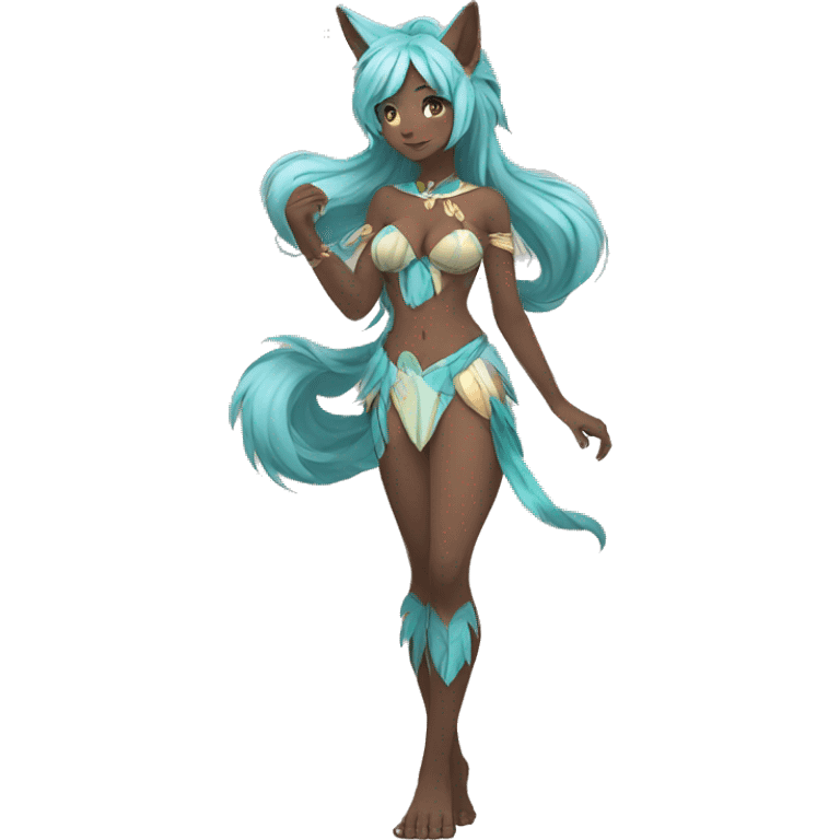 Anthro Sona Full Body emoji