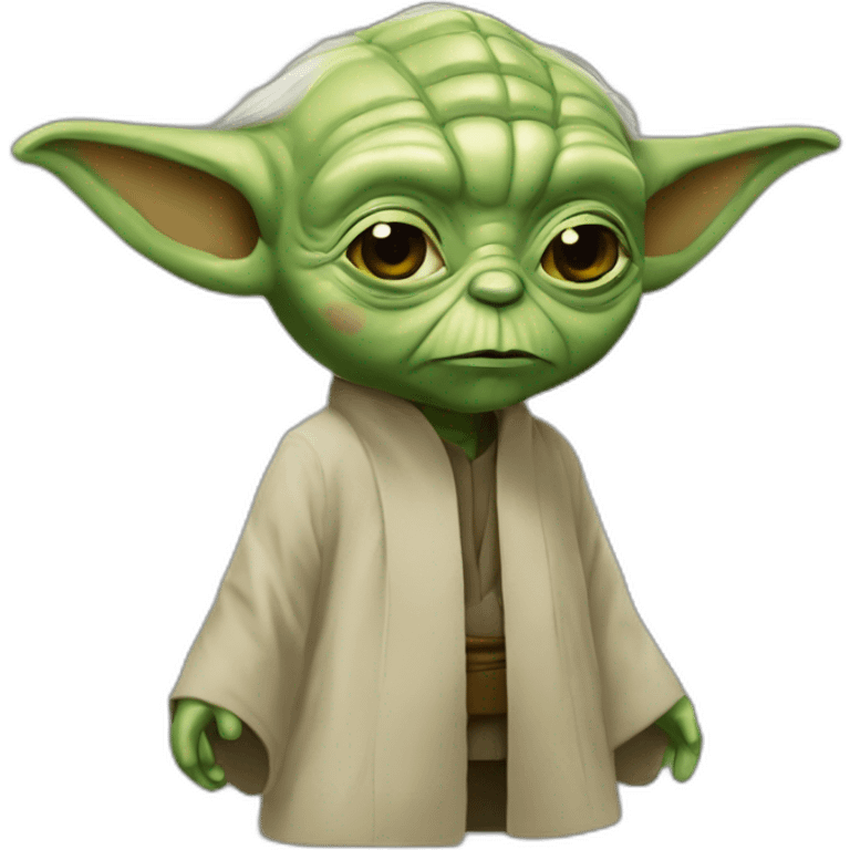 Maître yoda chauve emoji