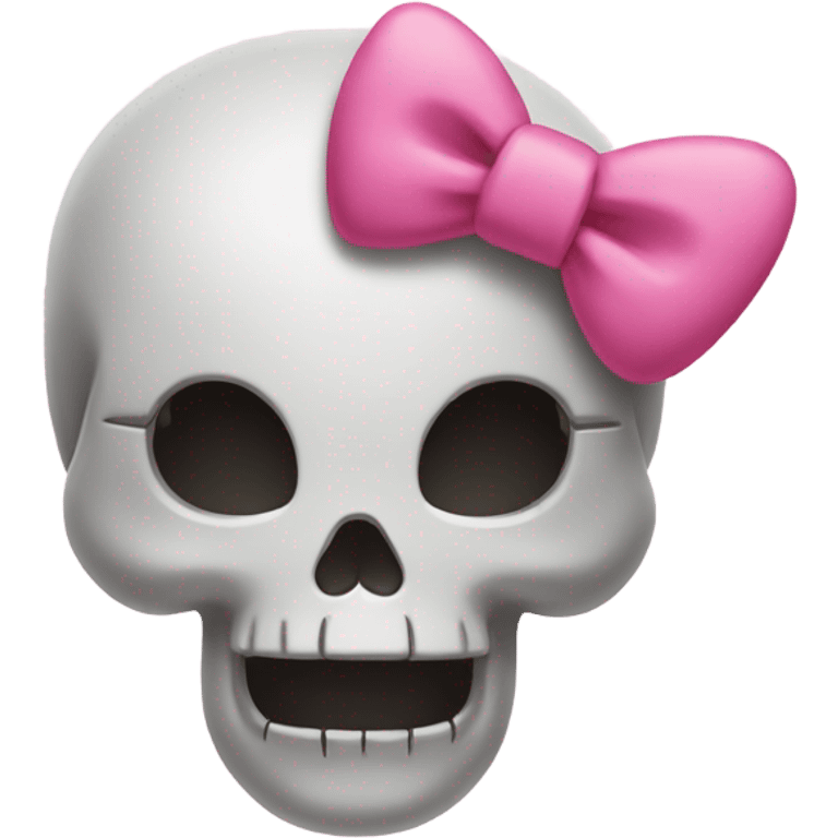 Hello kitty skull emoji