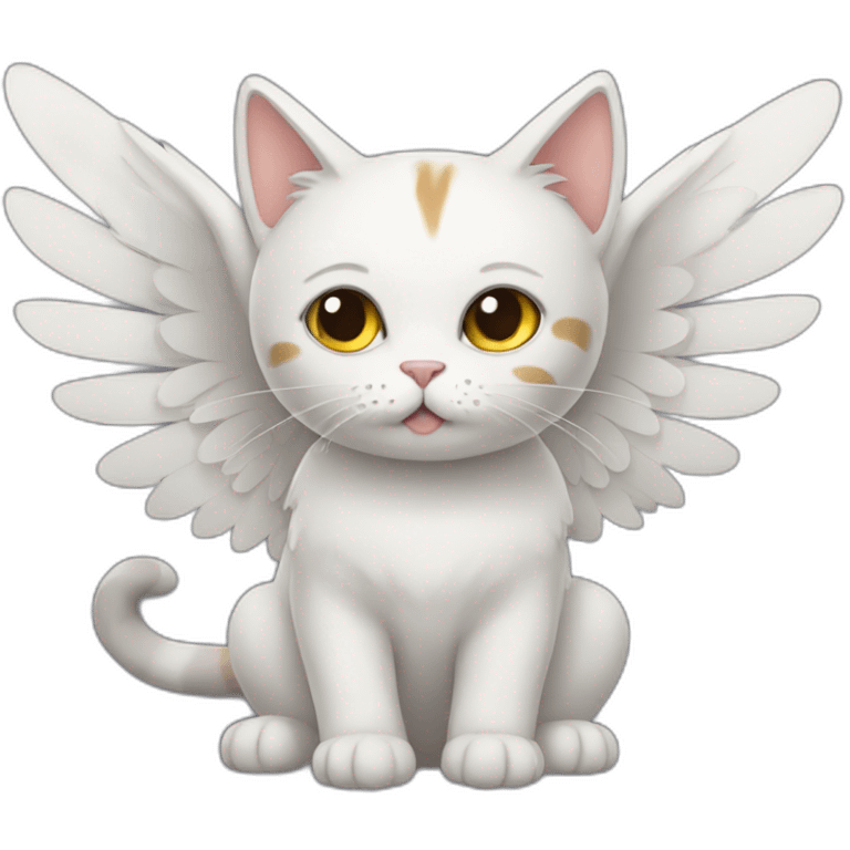 Cat with wings emoji