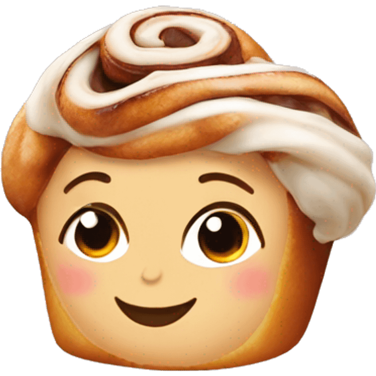 coquette cinnamon roll  emoji