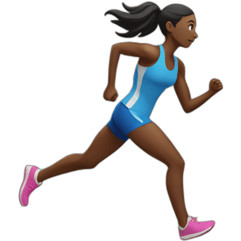 Female runner emoji