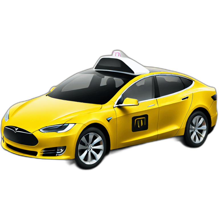 Tesla taxi emoji