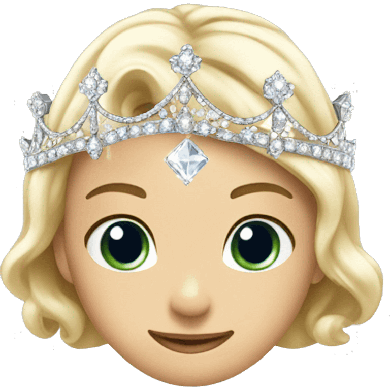 dainty jeweled british diamond tiara emoji