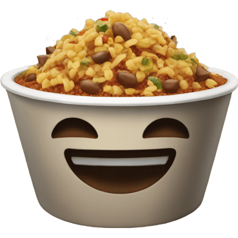 Chipotle bowl emoji