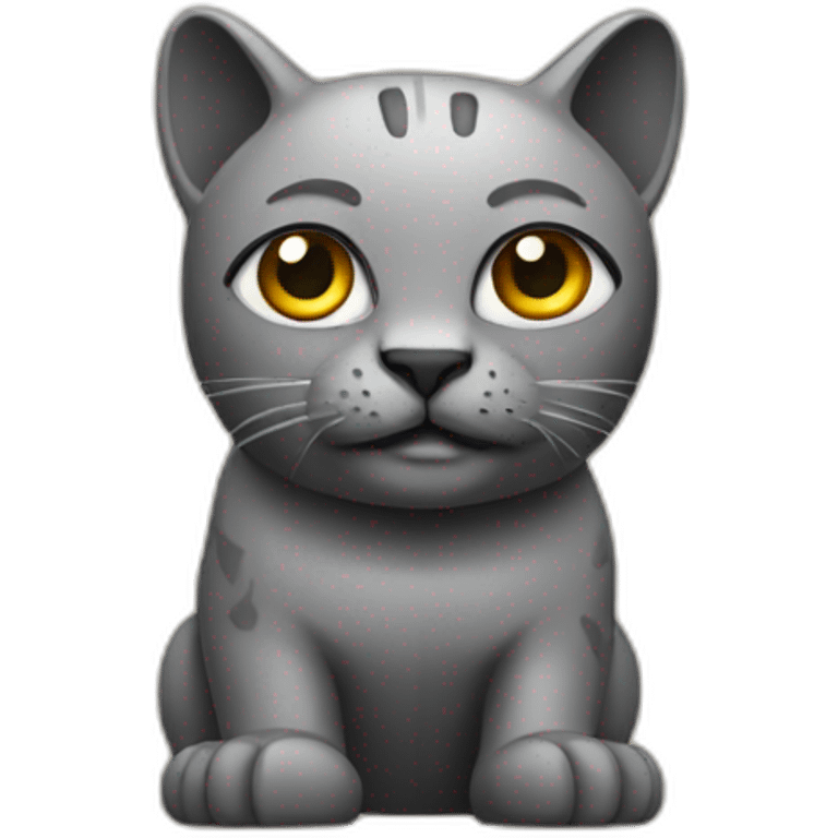 Moai cat emoji