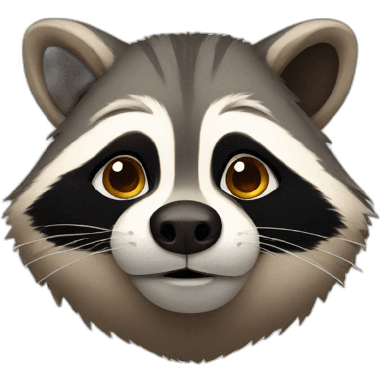 fat raccoon emoji