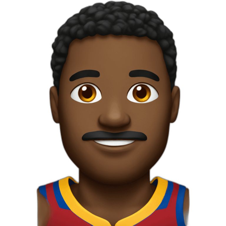 black basketball player from venezuela emoji