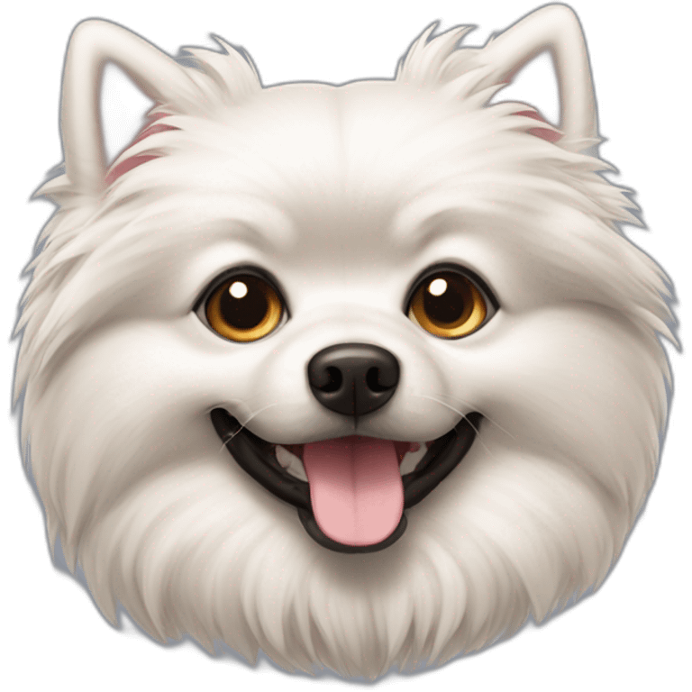 Chien spitz emoji