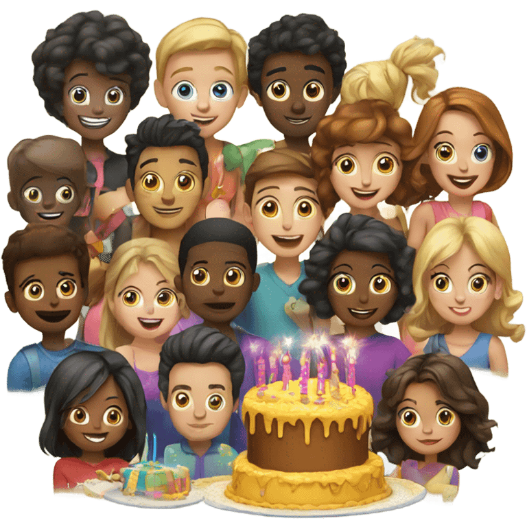 Birthday party emoji