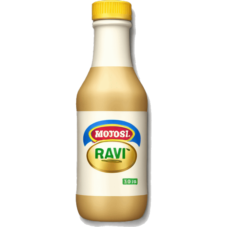 Gold bottle of ranch dressing  emoji