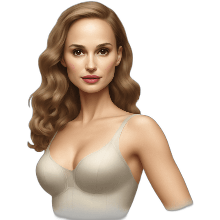 sexy natalie portman posing anatomy art class emoji