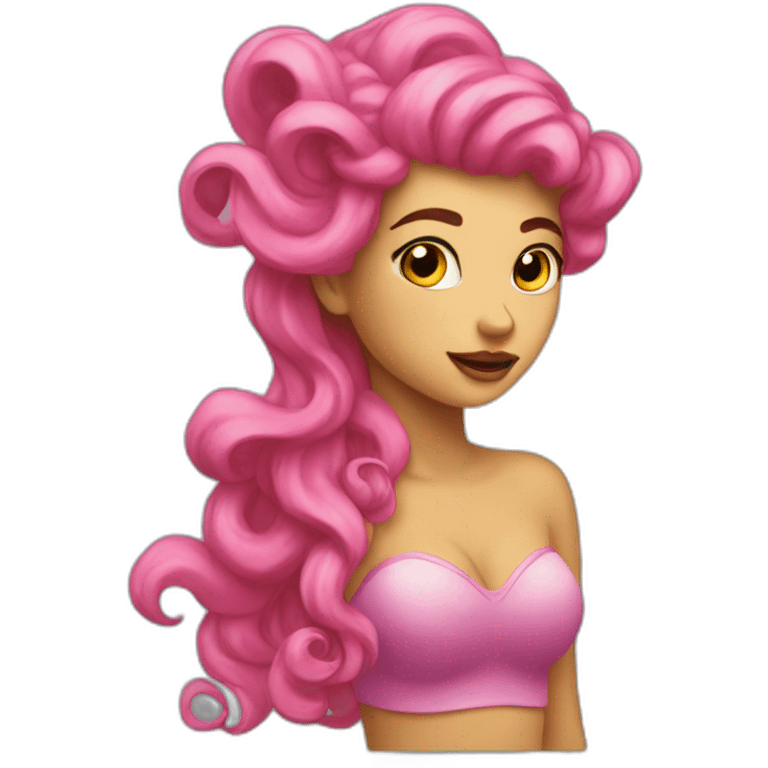 Sirena rosa emoji