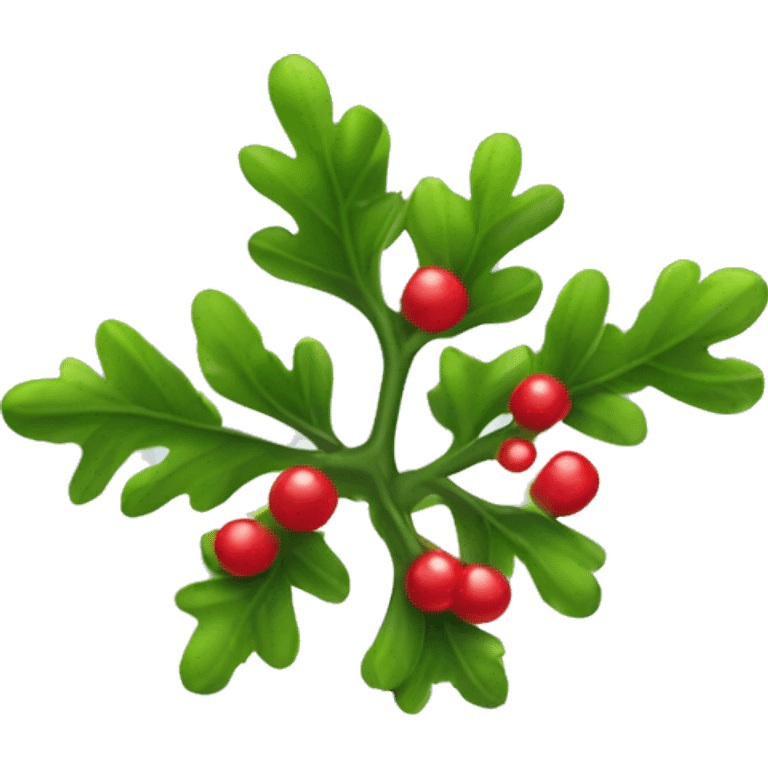 Mistletoe branch emoji