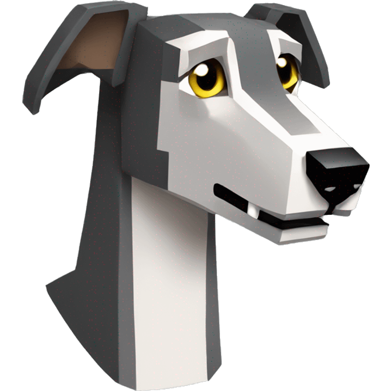 Minecraft greyhound emoji