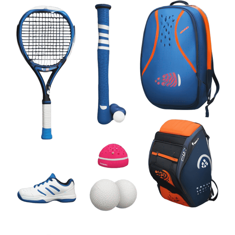 Padel accesories  emoji