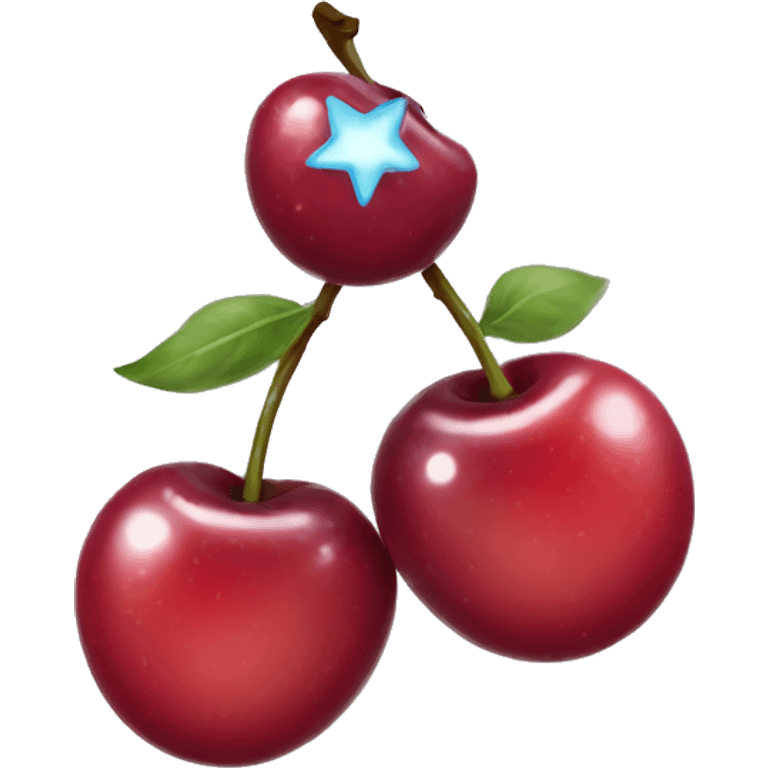 Cherrys with Stars emoji