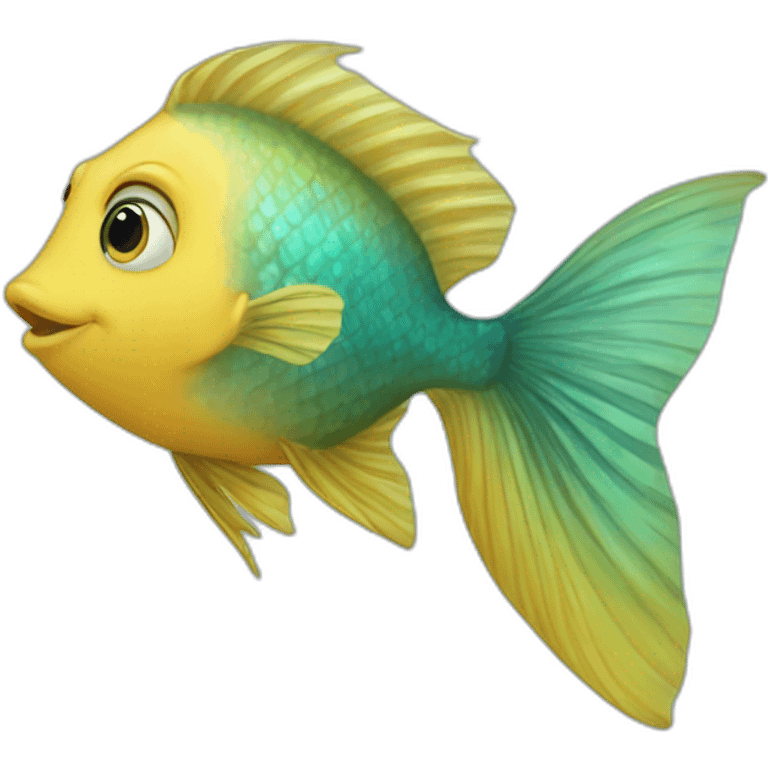 flounder-fish-litle-mermaid emoji